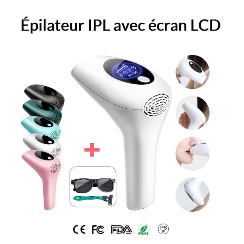 Épilateur à Lumière Pulsée Intense Ipl 999 Flashs