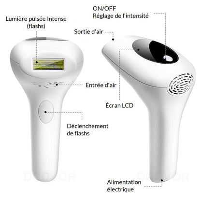 Épilateur à Lumière Pulsée Intense Ipl 999 Flashs