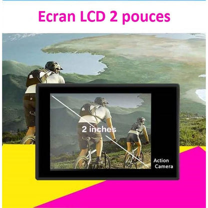 Caméra D’action Sport étanche 4k Ultra Hd / 16mp Grand